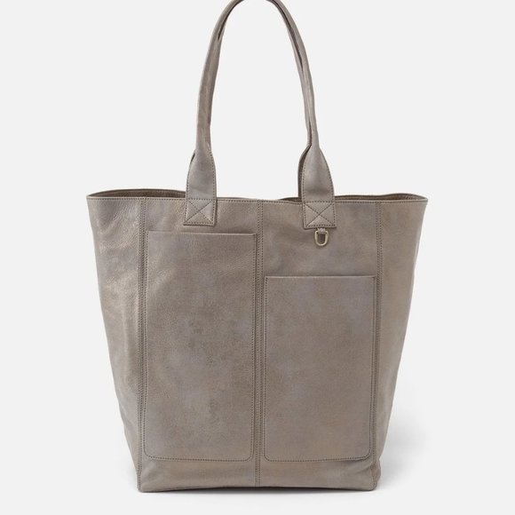 Handbags - NWT New Hobo Antonia Tote Granite Gold Leather Retired Rare